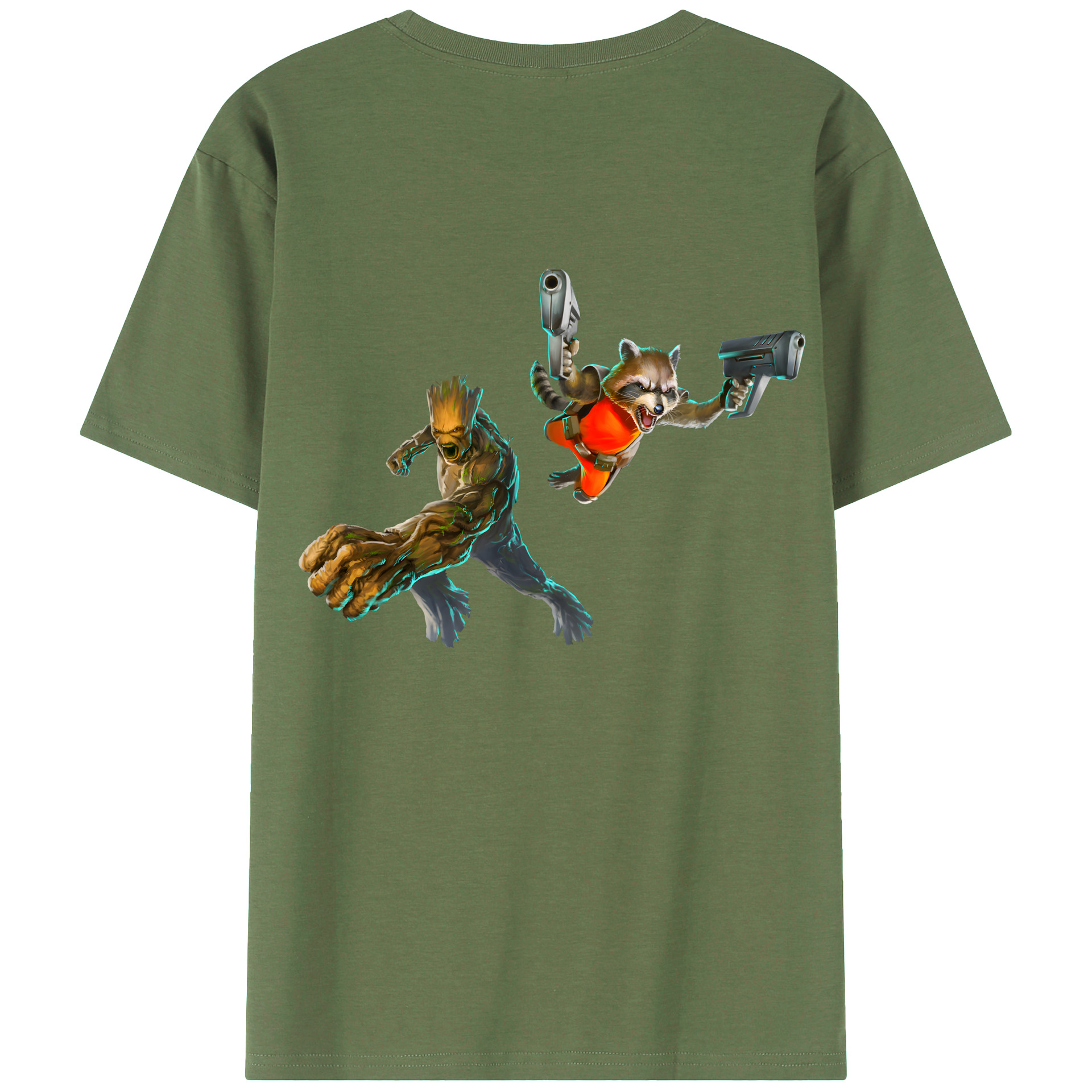 （画像用） アベンジャーズ The Avengers 綿100％ メンズ半袖Tシャツ（バックプリント） 通気性